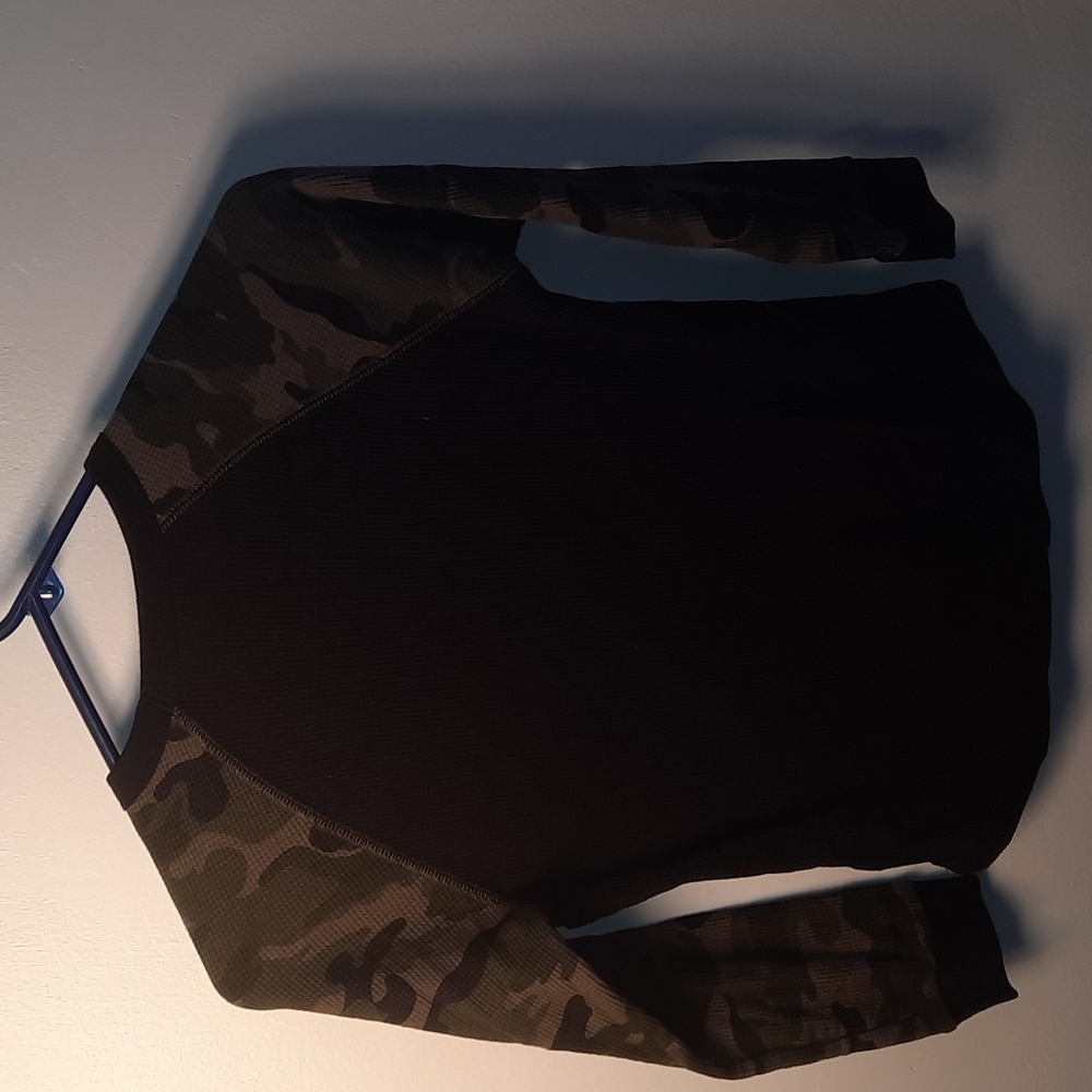 Boys long sleeve camo shirt